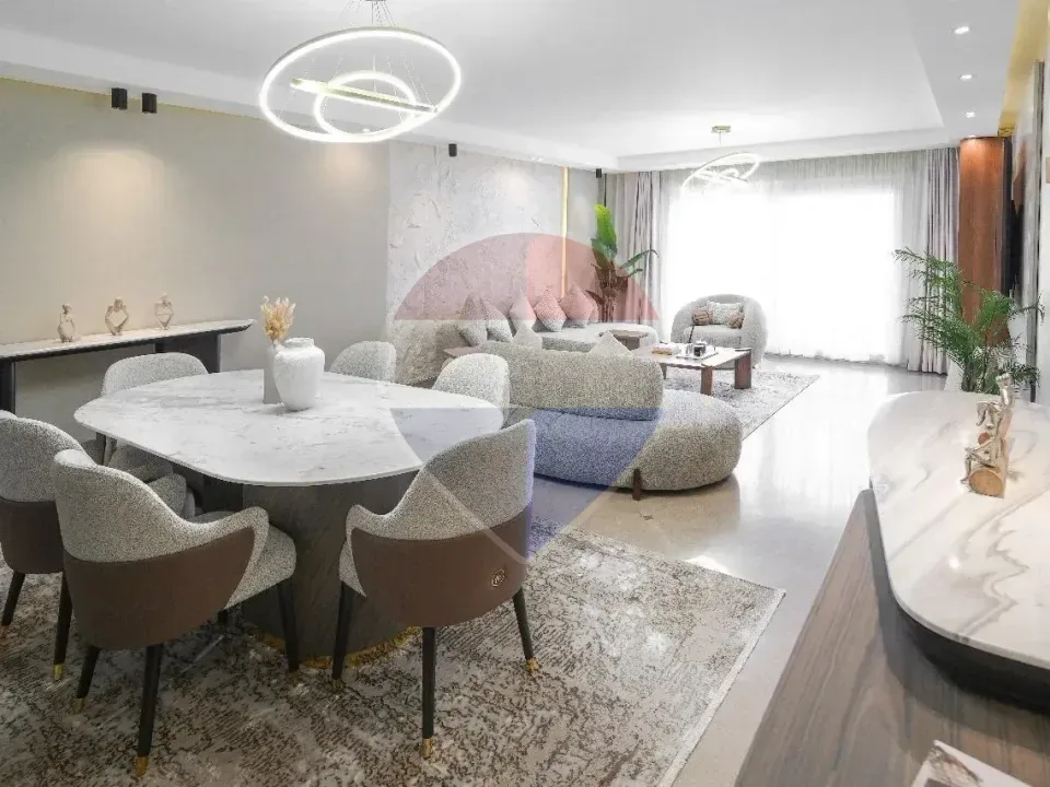 For Sale in New Giza ...... Amberville Apartment with a Stunning view of the landscape and lake