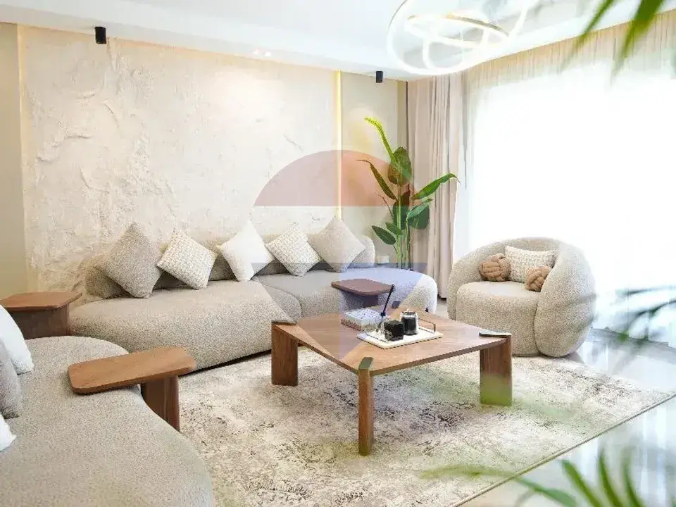 For Sale in New Giza ...... Amberville Apartment with a Stunning view of the landscape and lake