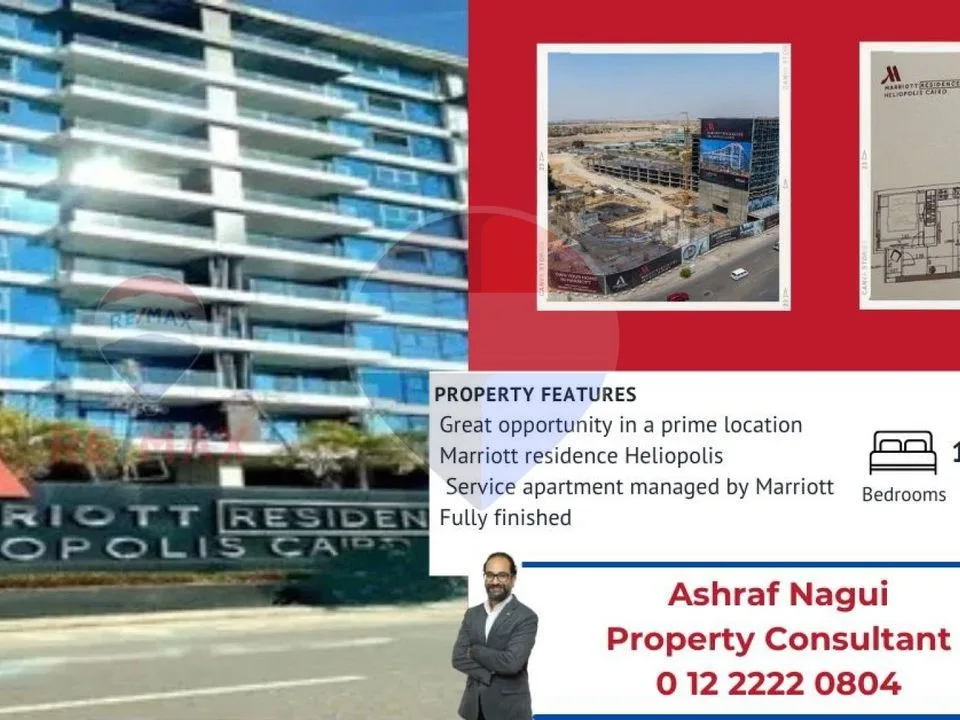 Great opportunity in a prime location Marriott residence Heliopolis