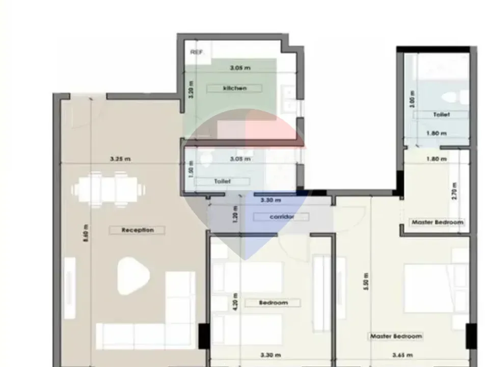 Finished apartment ready to move with best price