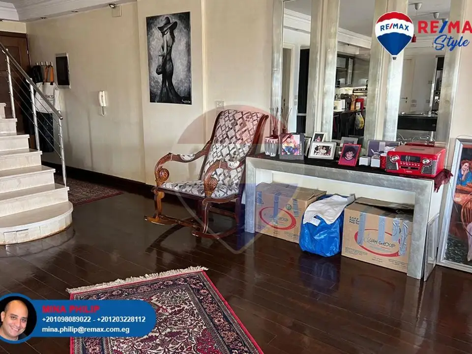 Penthouse for sale 256m+100 terrace El-Merghany