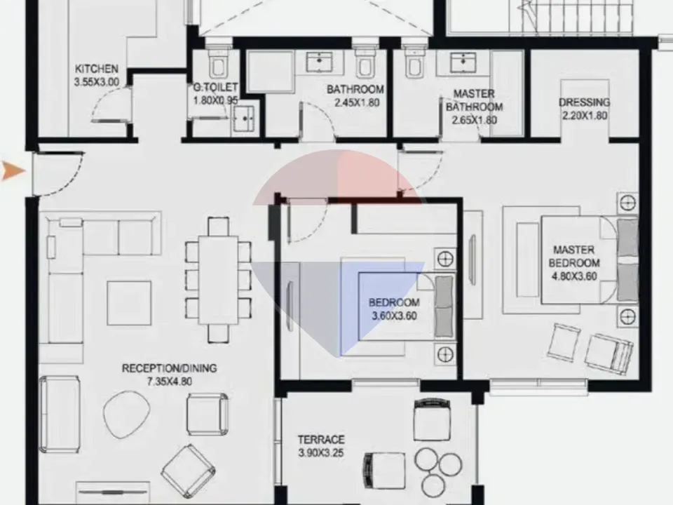 Apartment for Rent in O West – Modern Finishing