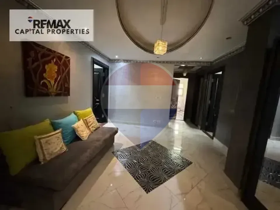 Full floor apartment in a villa, furnished, for rent to families, ultra-super deluxe finishing - Al Narges