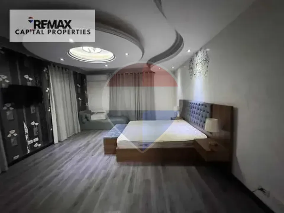 Full floor apartment in a villa, furnished, for rent to families, ultra-super deluxe finishing - Al Narges