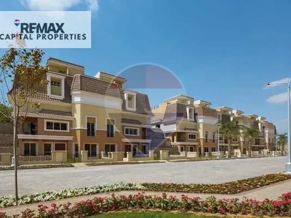 Own a corner villa in a prime location with a private garden and open views of green spaces, Sarai Compound