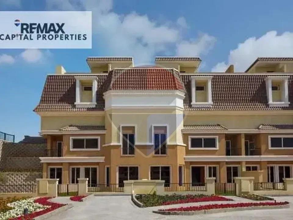 Own a corner villa in a prime location with a private garden and open views of green spaces, Sarai Compound