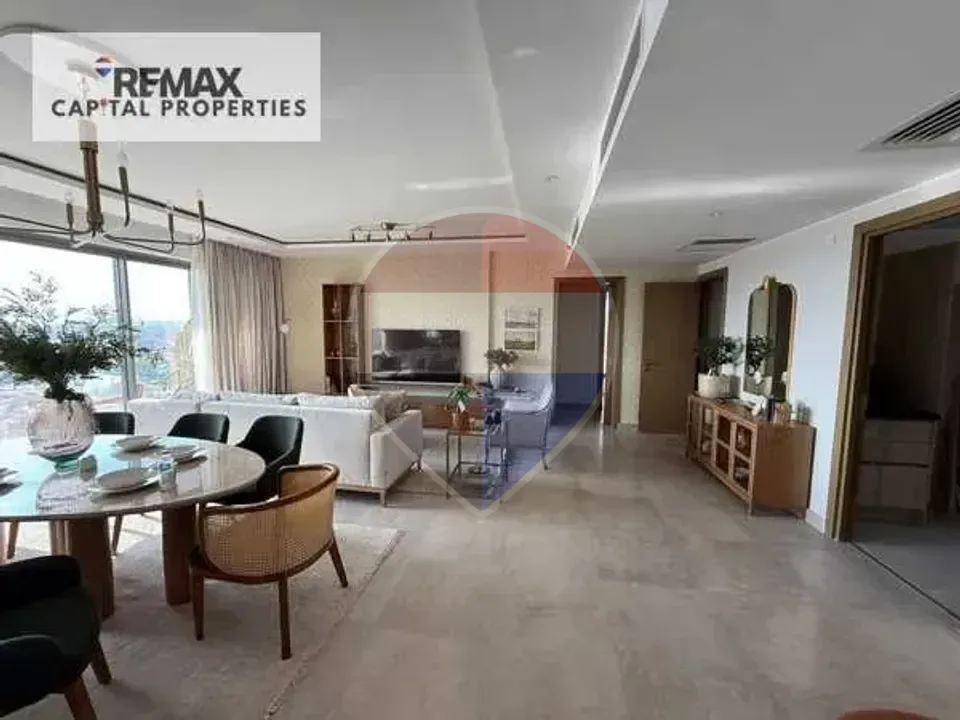 With a stunning sea view and a 110m² private garden, a fully finished 175m² chalet with 3 master bedrooms is for sale in "Al Masyaf" Ras El Hekma.