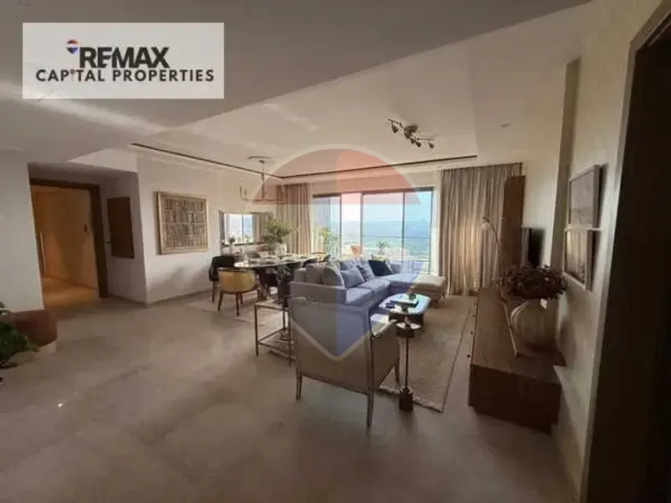 With a stunning sea view and a 110m² private garden, a fully finished 175m² chalet with 3 master bedrooms is for sale in "Al Masyaf" Ras El Hekma.