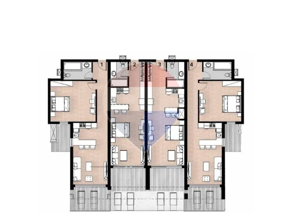 Studio for sale, 55 m² + 17 m² terrace in Maraya 2, El Gouna